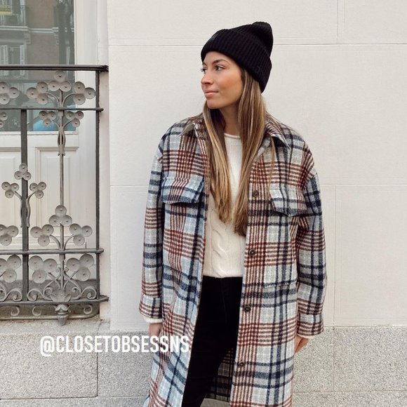 ZARA Long Jacket with Pockets - Picture 5 of 16